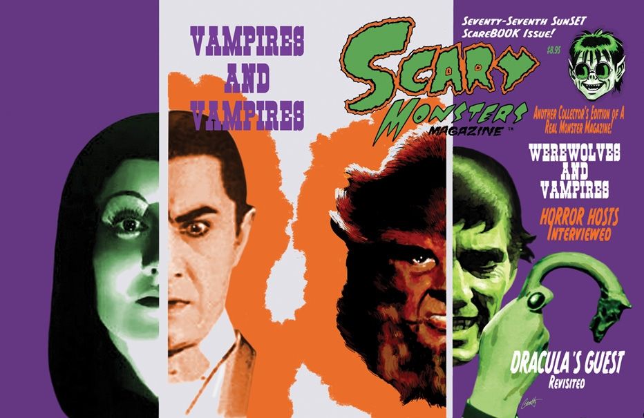 SCARY MONSTERS magazine side cover Issue 77 Dec. 2010/January/February 2011