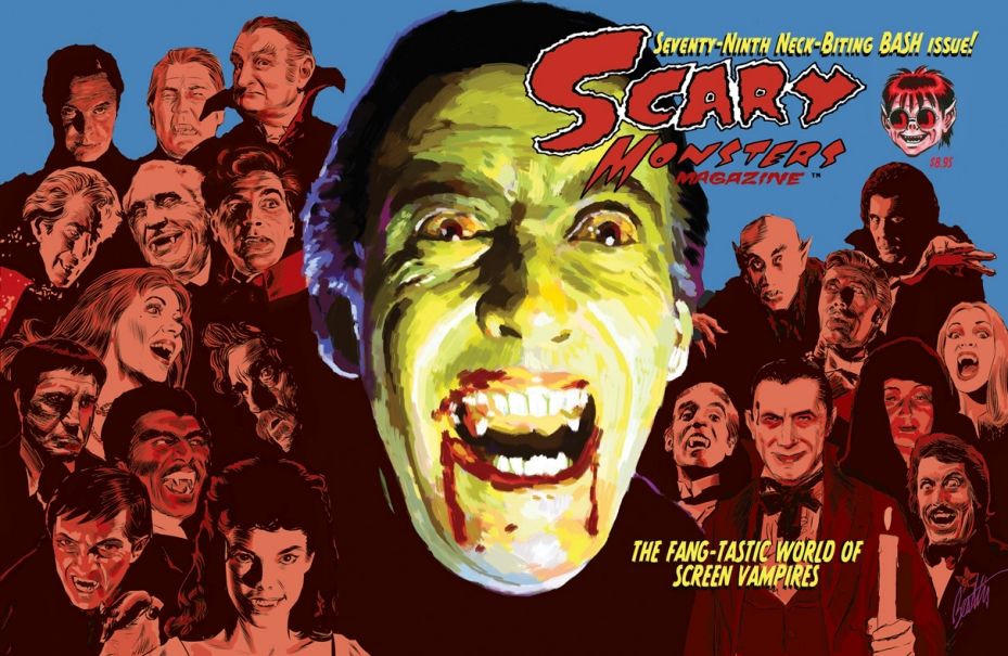 SCARY MONSTERS magazine side cover Issue 79 June/July/August 2011