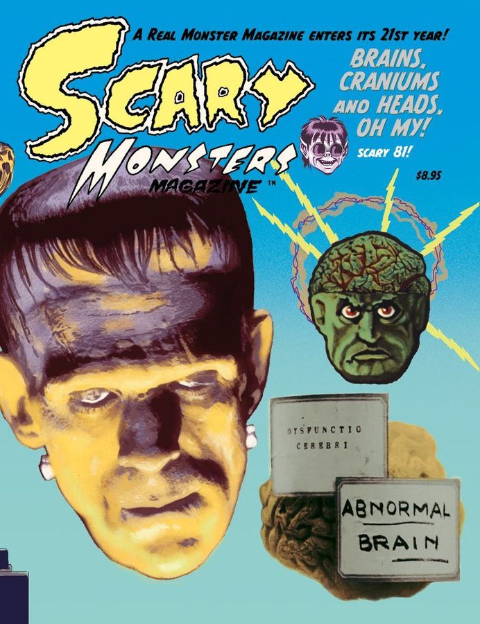 SCARY MONSTERS magazine side cover Issue 81 December 2011
