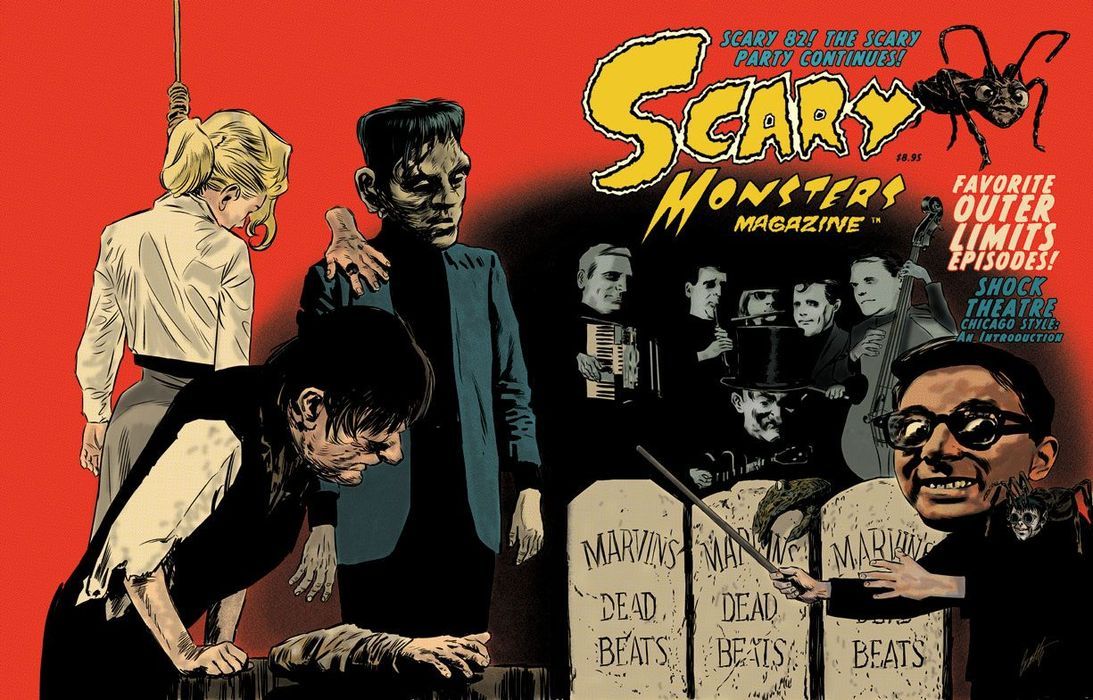 SCARY MONSTERS magazine side cover Issue 82 March/April/May 2012