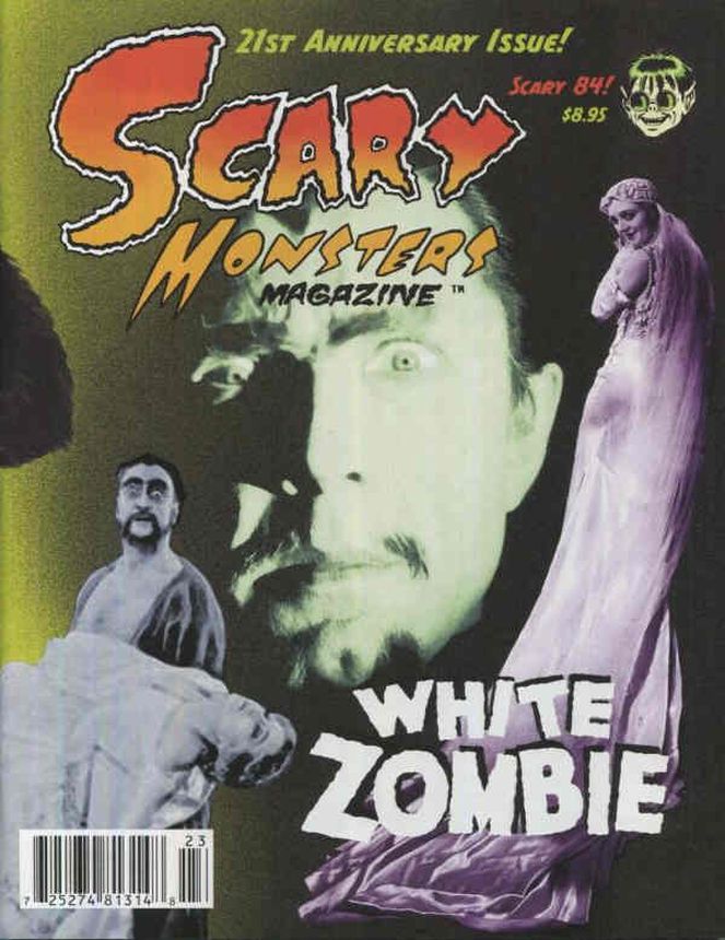 SCARY MONSTERS magazine side cover Issue 84 September/October/November 2012