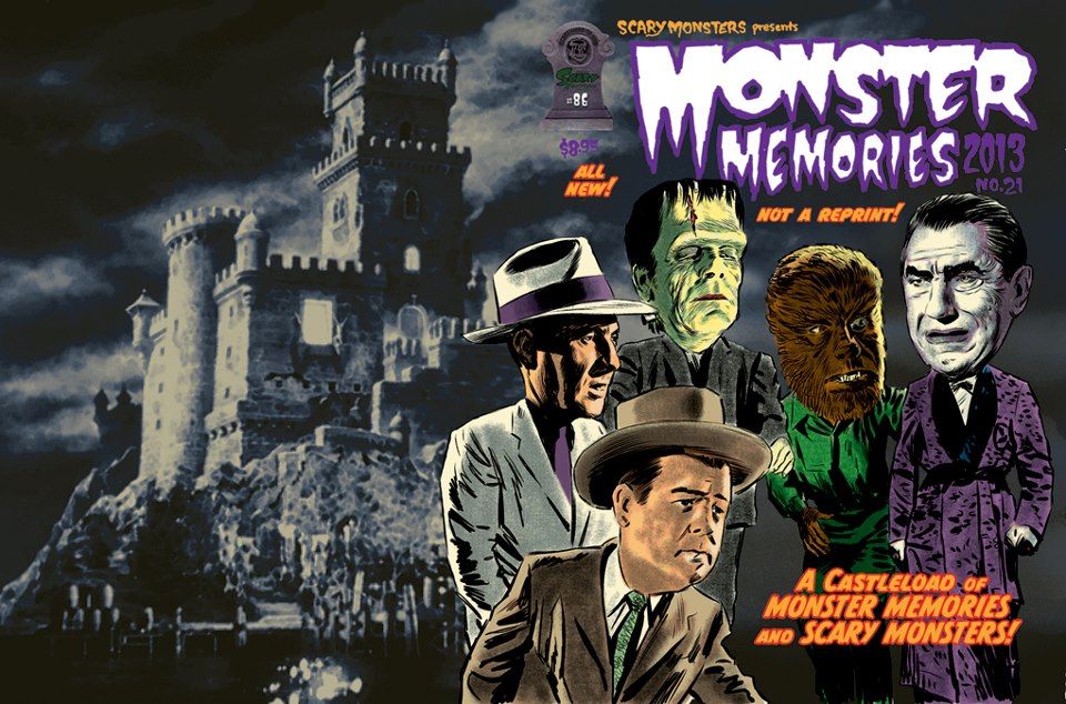 SCARY MONSTERS magazine side cover Issue 86  Monster Memories # 21 March 2013