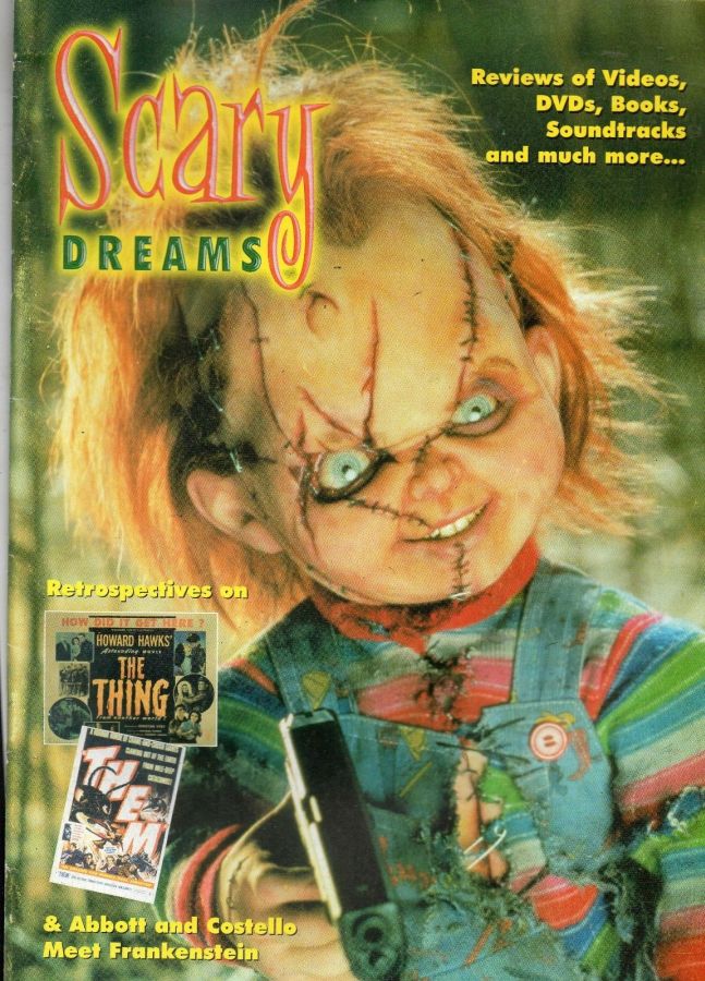SCARY DREAMS magazine side cover Issue 7 Autumn 1999
