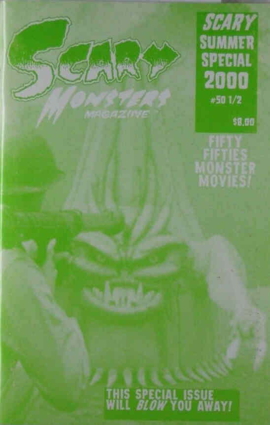 SCARY MONSTERS magazine side cover Issue 50.5  Special Summer 2000