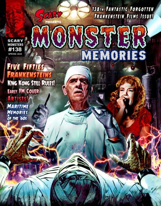 SCARY MONSTERS magazine side cover Issue 138 Spring 2025