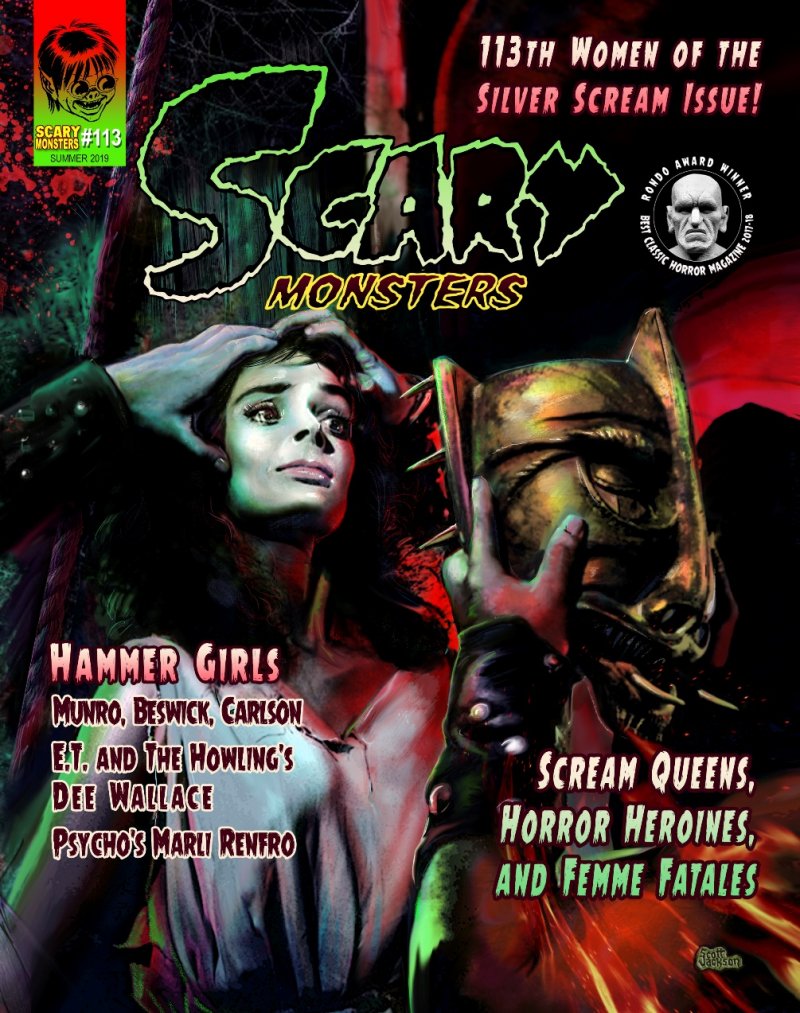 SCARY MONSTERS magazine side cover Issue 113 Summer 2019