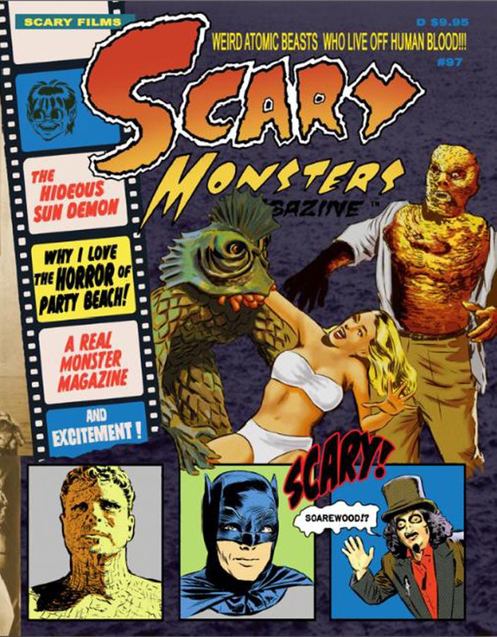 SCARY MONSTERS magazine side cover Issue 97 April 2015