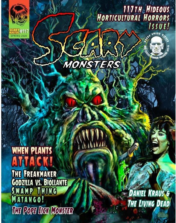 SCARY MONSTERS magazine side cover Issue 117  July 2020