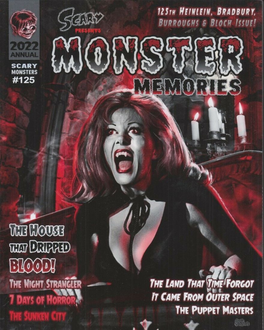 SCARY MONSTERS magazine side cover Issue 125  Annual   2022