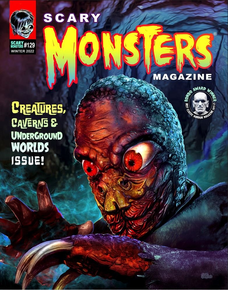 SCARY MONSTERS magazine side cover Issue 129 Winter 2022