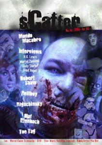 SCATTER magazine side cover Issue 2  2004