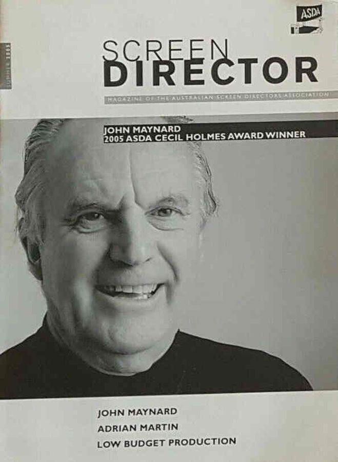 SCREEN DIRECTOR magazine side cover Summer 2005