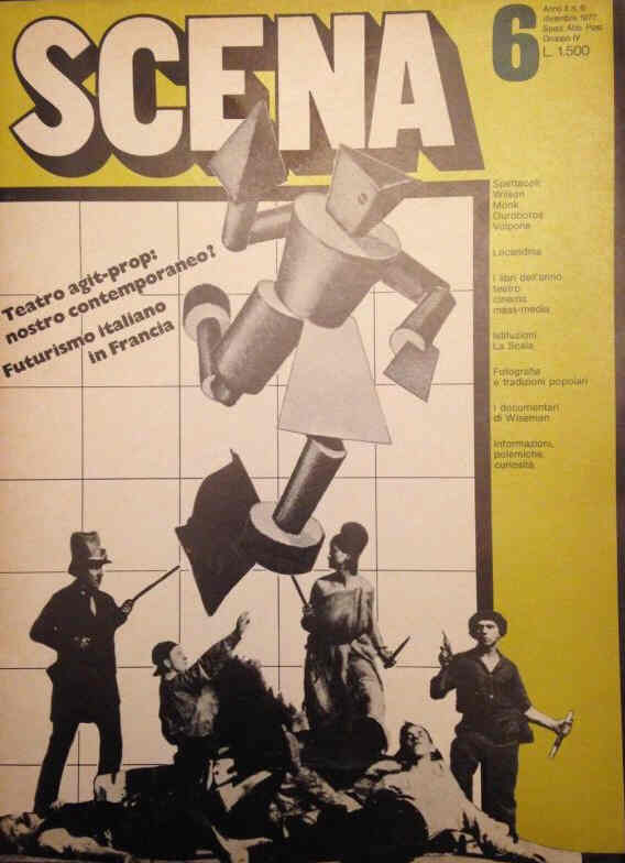 SCENA magazine side cover Issue 6  December 1977