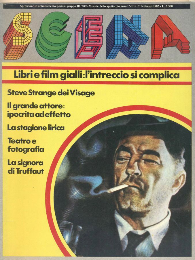 SCENA magazine side cover  February 1982