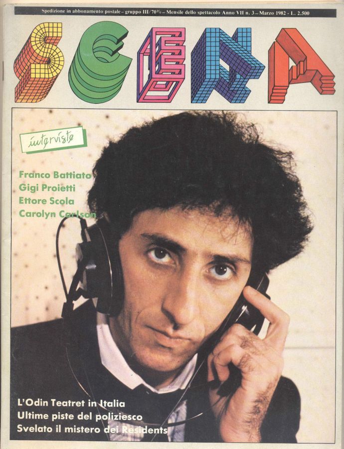 SCENA magazine side cover  March 1982