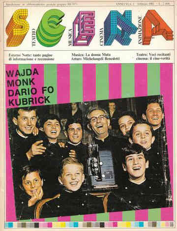 SCENA magazine side cover February 1981