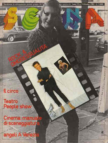 SCENA magazine side cover October 1981
