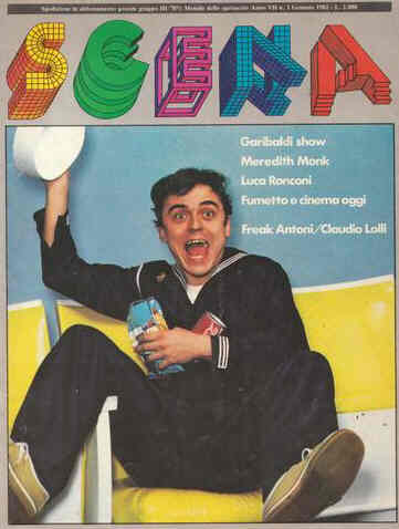 SCENA magazine side cover January 1982