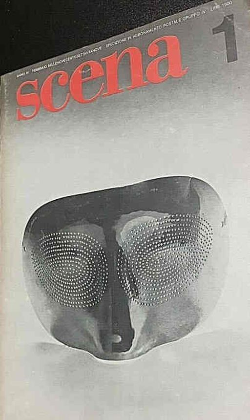 SCENA magazine side cover Issue 1  February 1979