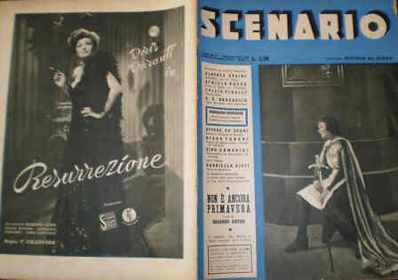 SCENARIO (It) magazine side cover May 1943