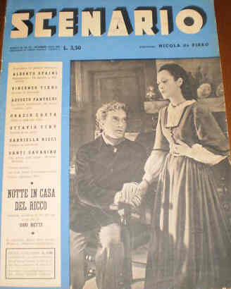 SCENARIO (It) magazine side cover December 1943