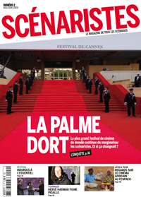 GAZETTE DES SCENARISTES | LA magazine side cover Issue 2 May 2009