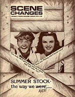 SCENE CHANGES magazine side cover July/August 1978
