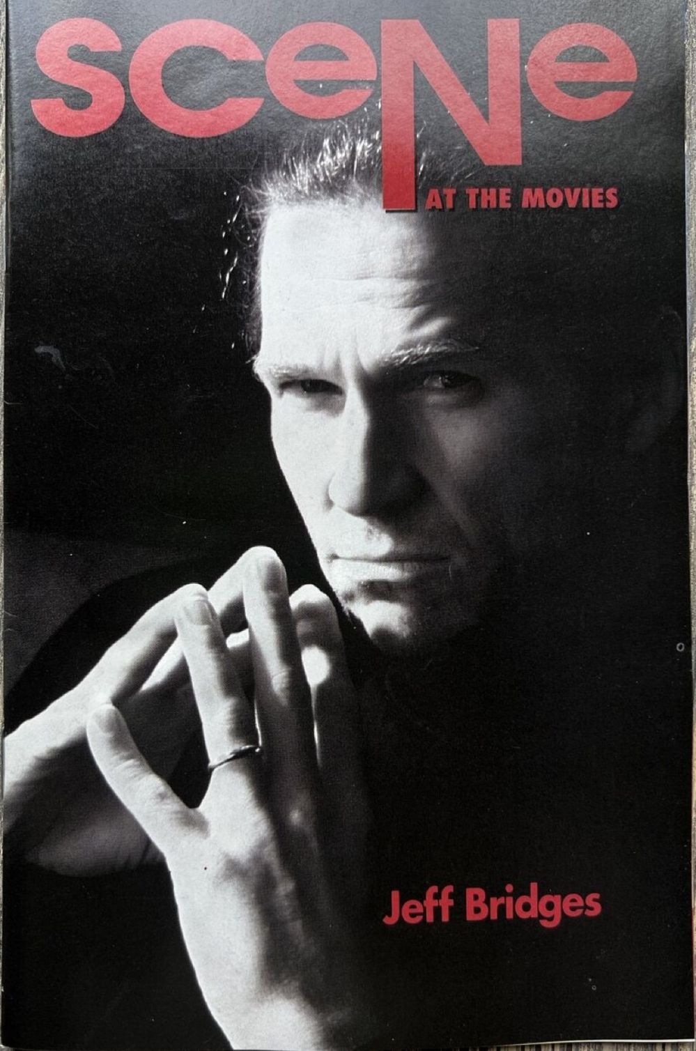 SCENE AT THE MOVIES magazine side cover   1991