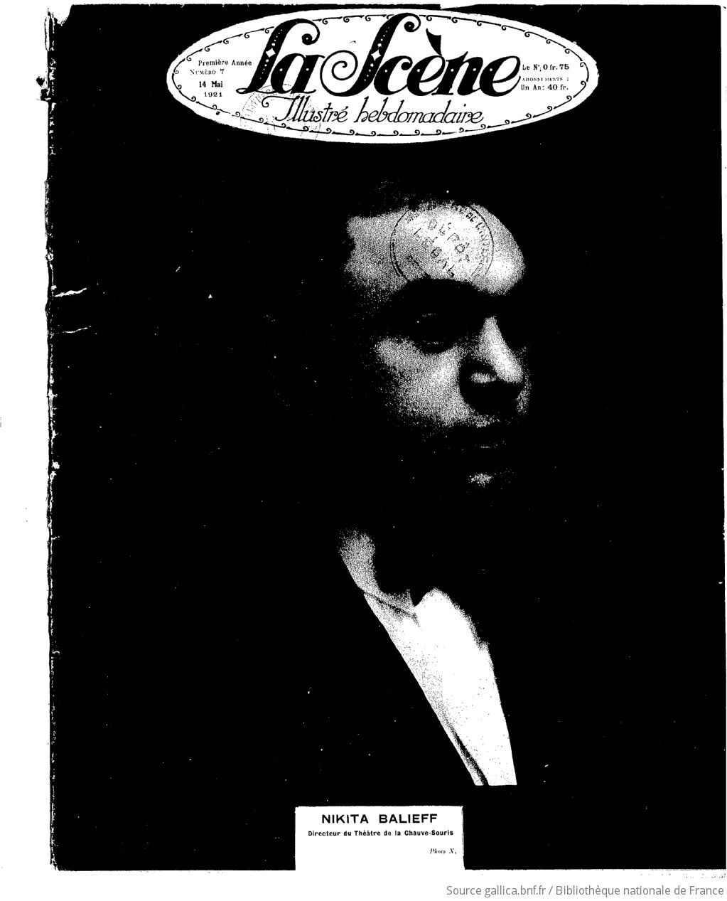 LA SCÈNE magazine cover