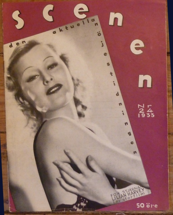 SCENEN magazine side cover Issue 24   1933