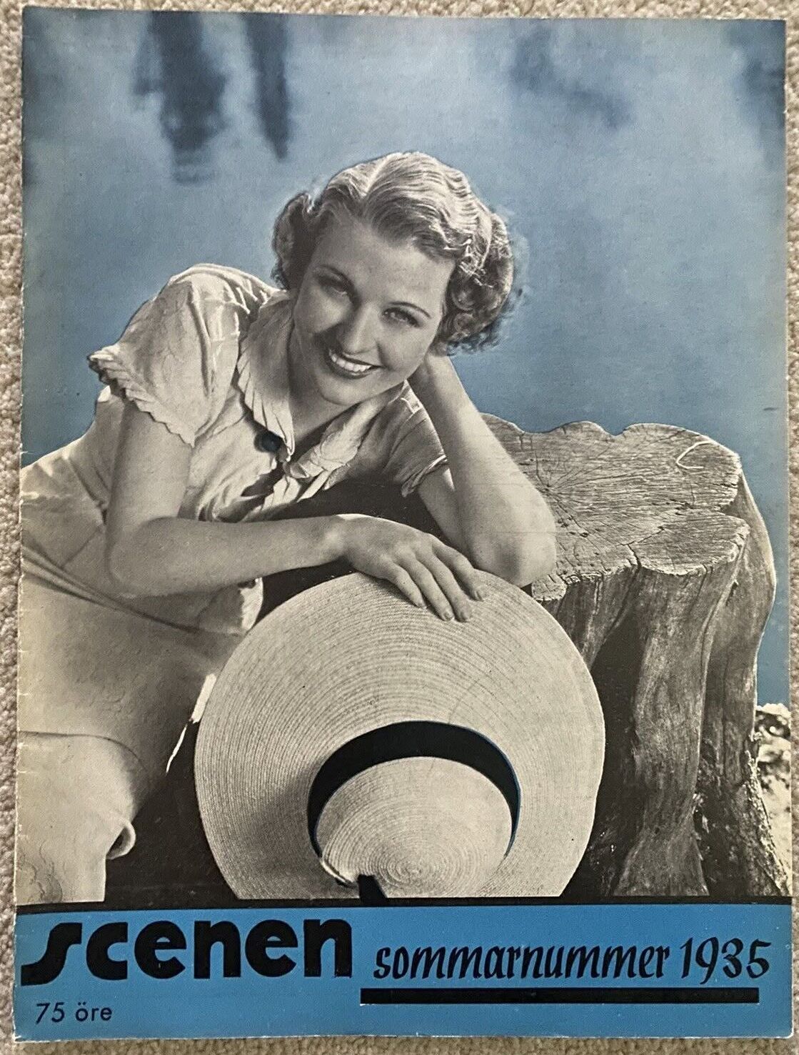 SCENEN magazine side cover Issue 14-15   1935