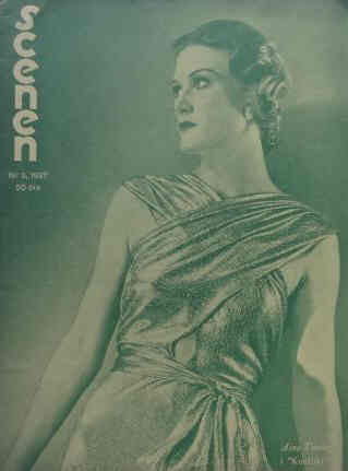 SCENEN magazine side cover Issue 3  1937
