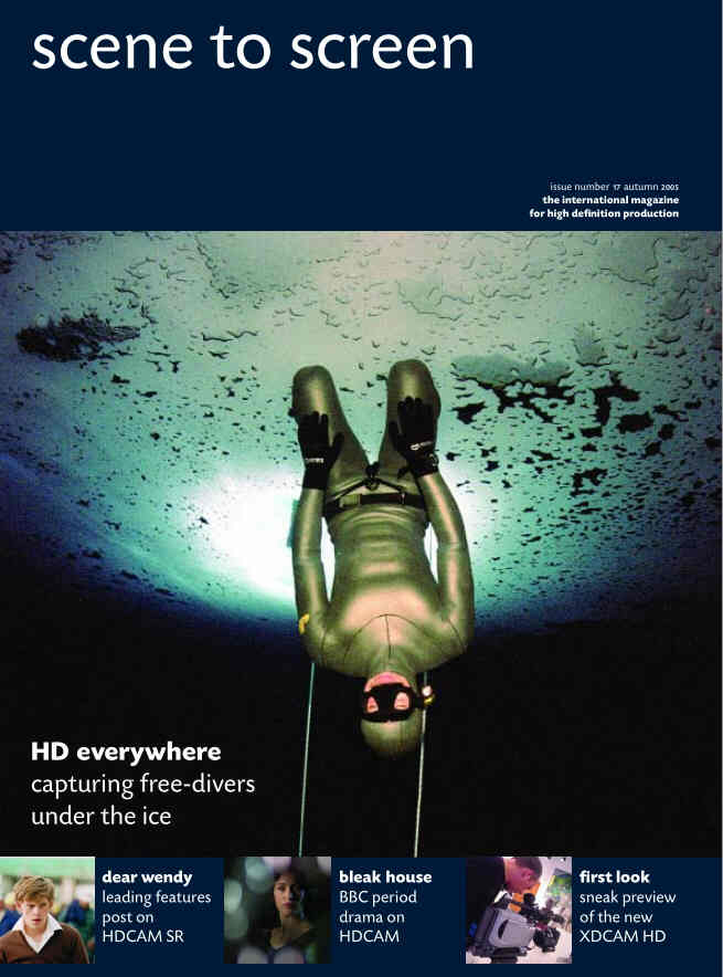 SCENE TO SCREEN magazine side cover Issue 17 Autumn 2005