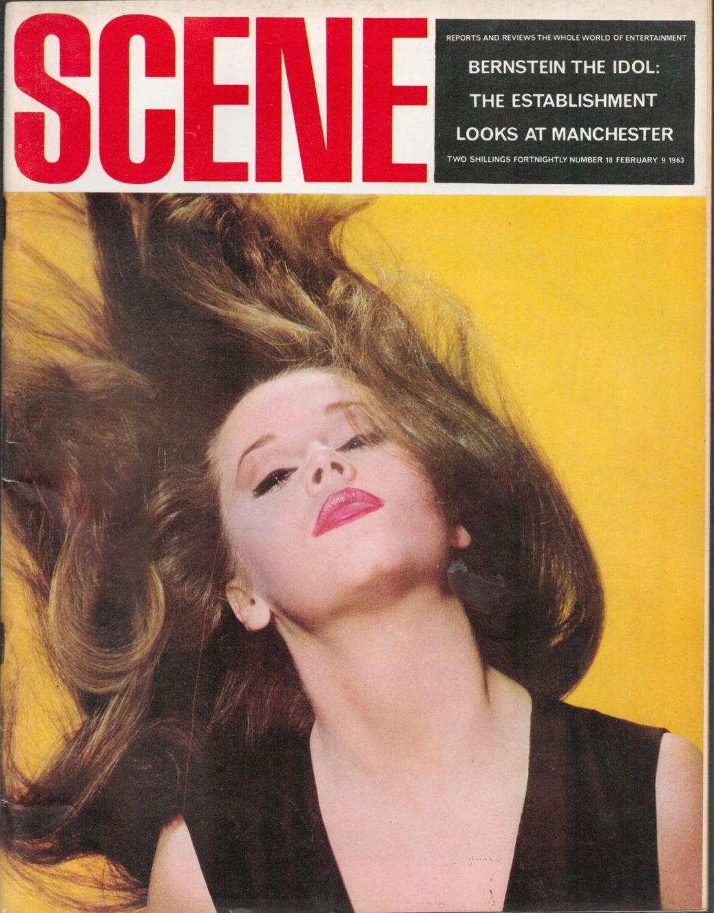 SCENE magazine side cover Issue 18 9 February 1963