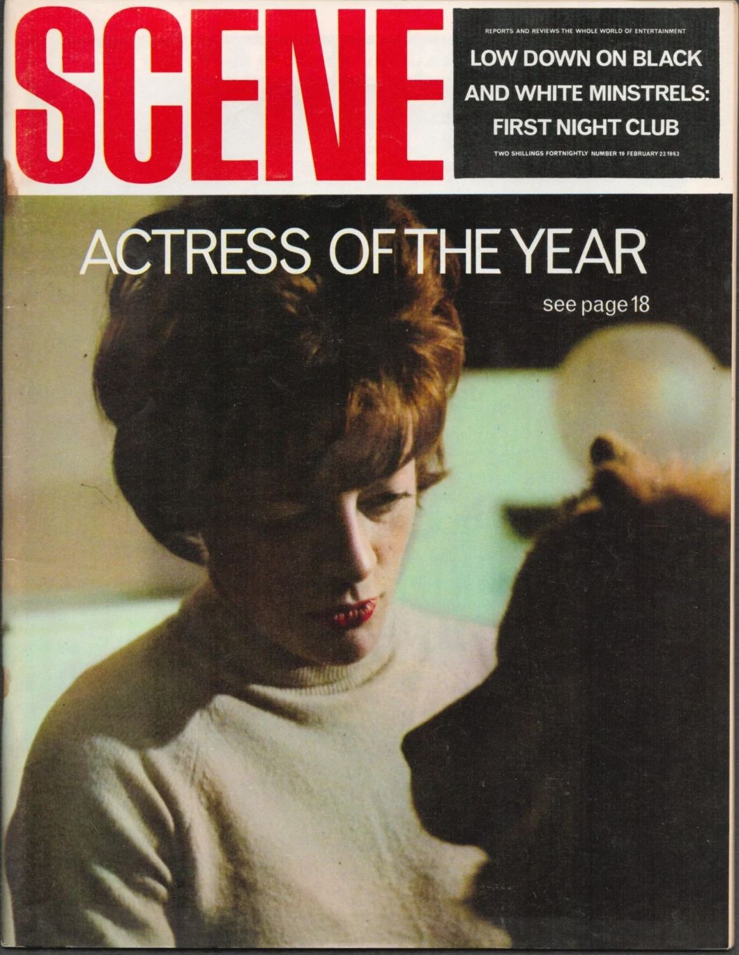 SCENE magazine side cover Issue 19 23 February 1963