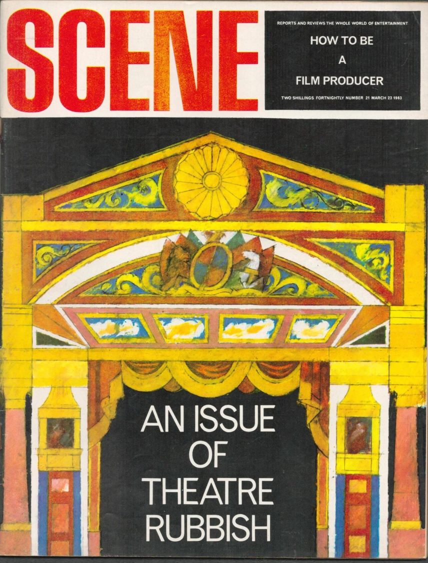 SCENE magazine side cover Issue 21 23 March 1963