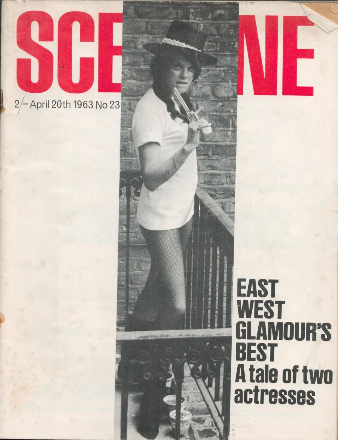 SCENE magazine side cover Issue 23 20 April 1963