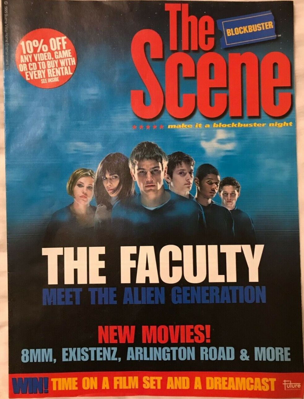 SCENE | THE magazine side cover  October 1999