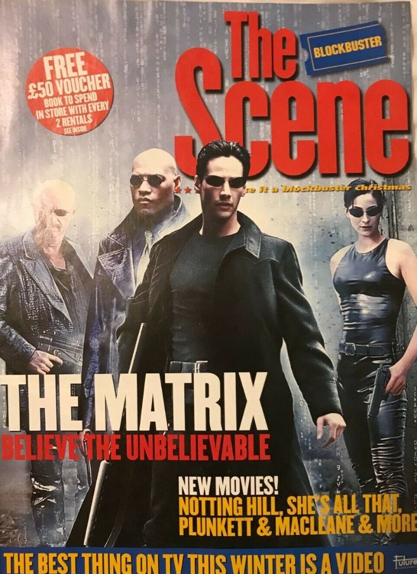 SCENE | THE magazine side cover  December 1999
