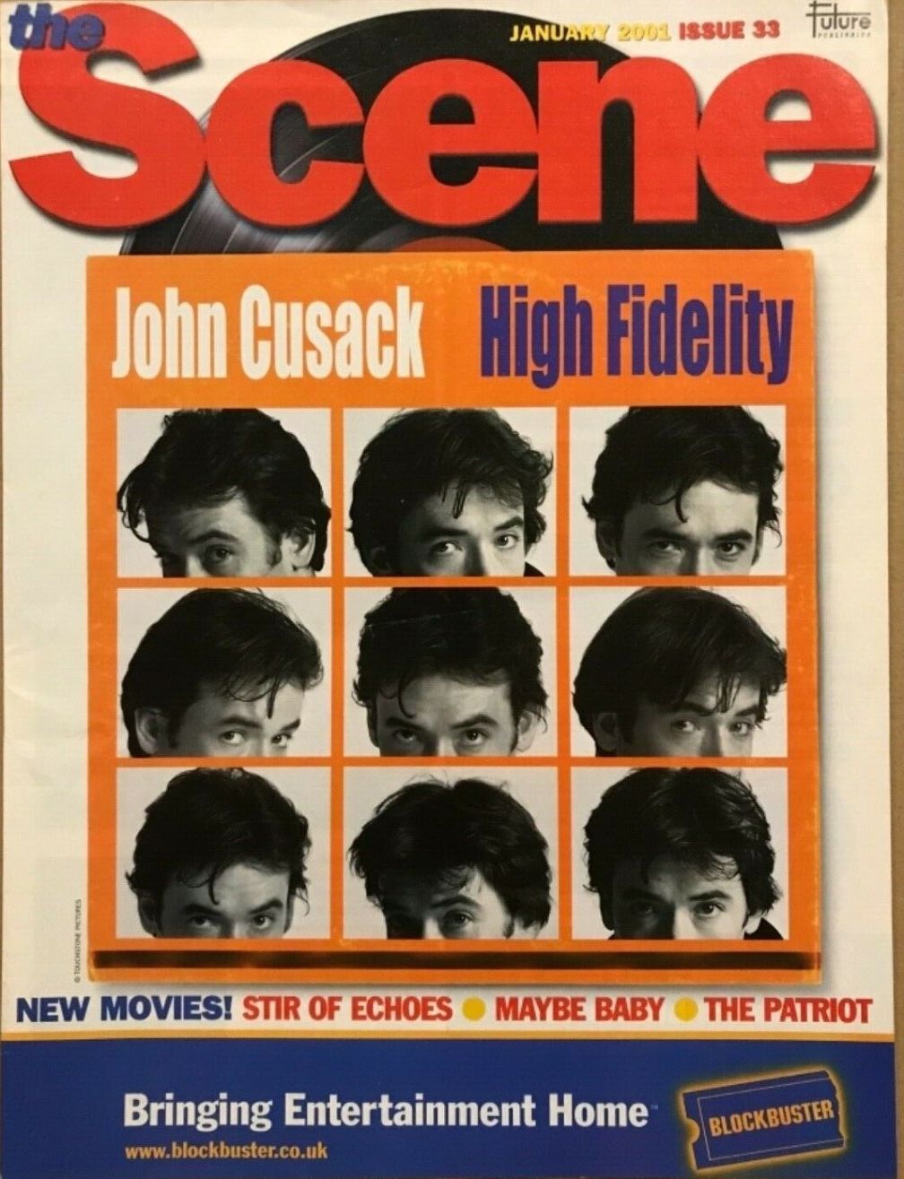 SCENE | THE magazine side cover Issue 33  January 2001