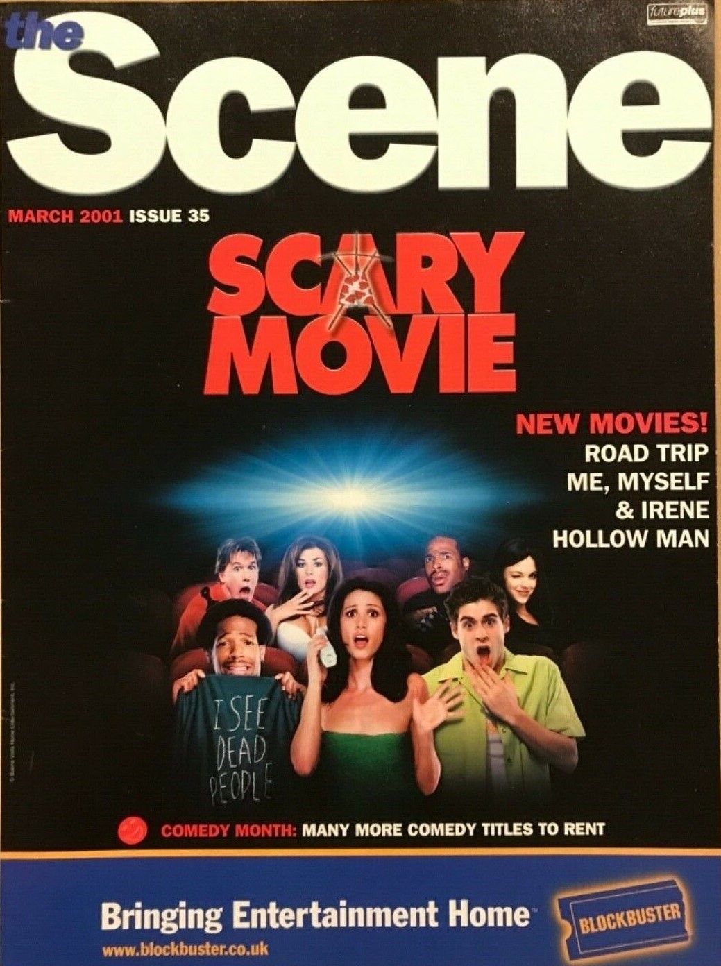 SCENE | THE magazine side cover Issue 35  March 2001