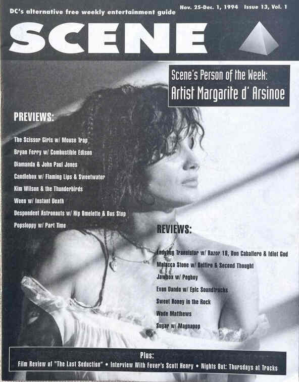 SCENE USA magazine side cover 25 November 1994