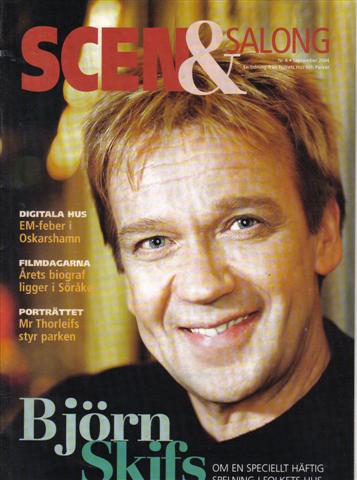 SCEN OCH SALONG magazine side cover Issue 4  2004