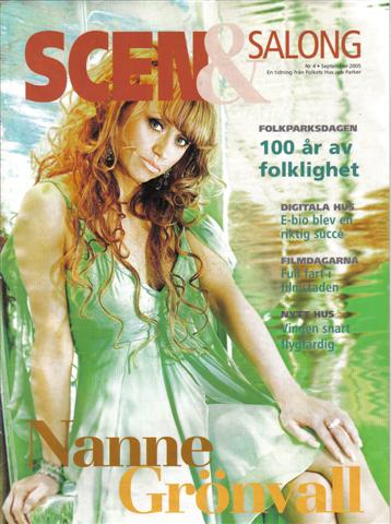 SCEN OCH SALONG magazine side cover Issue 4  2005