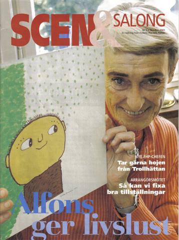 SCEN OCH SALONG magazine side cover Issue 5  2005
