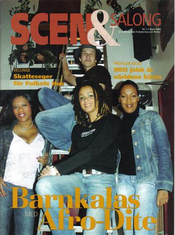 SCEN OCH SALONG magazine side cover Issue 1  2006