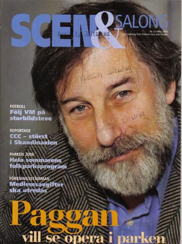 SCEN OCH SALONG magazine side cover Issue 2  2006