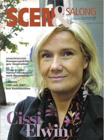 SCEN OCH SALONG magazine side cover Issue 5  2006
