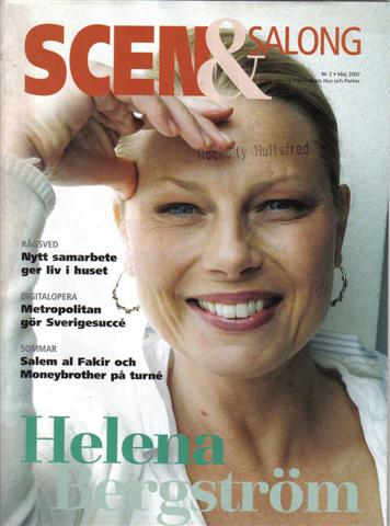 SCEN OCH SALONG magazine side cover Issue 2  2007