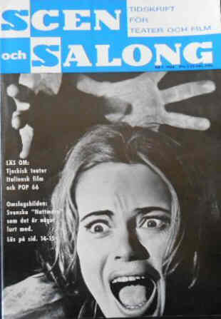 SCEN OCH SALONG magazine side cover Issue 1  1966